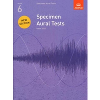 หนังสือดนตรี Specimen Aural Tests Revised 6 ABRSM