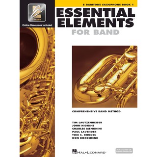 ESSENTIAL ELEMENTS FOR BAND – EB BARITONE SAXOPHONE BOOK 1 WITH EEI (HL00862574)