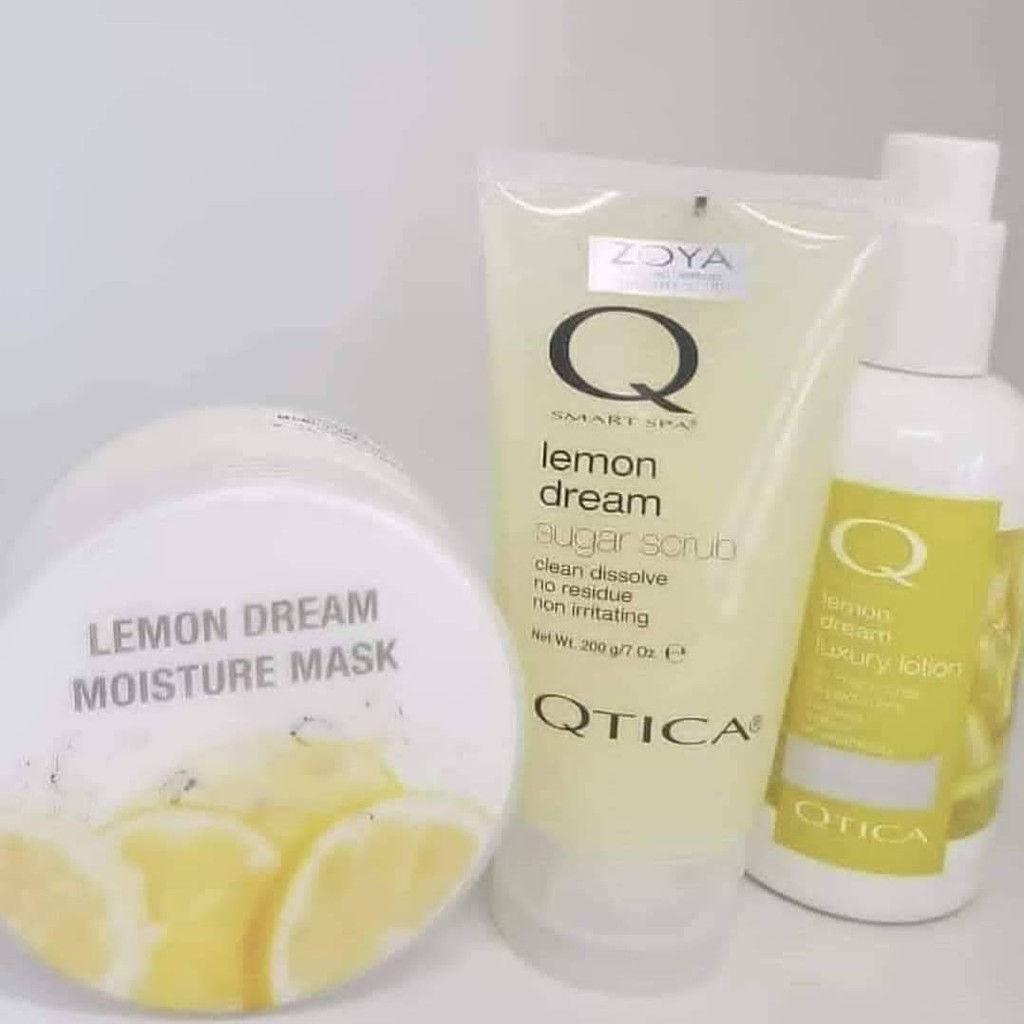 QTICA Spa set mini เซตมินิสปา 3ชิ้น 2 กลิ่นตัวเลือก Lemon Dream & Vanilla Wild Plum ของแท้จากYSA