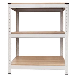 Shelf SHELF FURDINI ZIR-3 76X40X85CM WHITE/LIGHT WOOD GRAIN Multipurpose furniture Home &amp; Furniture ชั้นวางของ ชั้นวาง 3