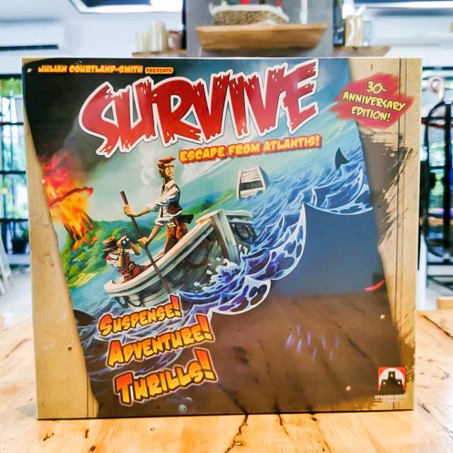 [ของแท้][Eng]Survive escape atlantis boardgame บอร์ดเกม หลบหนีข้ามมหาสมุทร