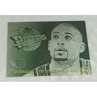 NBA CARD GRANT HILL 1996-97 FLEER METAL PLATINUM PORTRAITS #5of10 / EX CONDITION