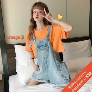 เสื้อครอปแขนสั้น💕เอวลอย💕oversize แบบใหม่สไตล์วัยรุ่นเกาหลี เสื้อครอป ท็อป 💕โชว์สะดือนิดๆ💕แฟชั่น ทรงสวย สีพื้น
