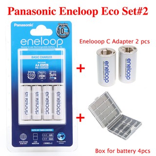 ชุดชาร์จ Panasonic Eneloop Eco Set#2