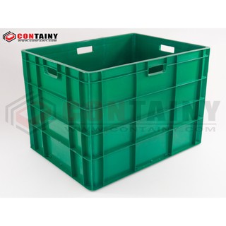 ลังพลาสติกทึบ รหัส BOX-465 ขนาด 50x67x47.2 ซม.