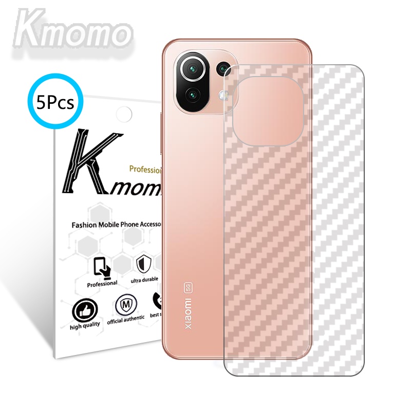 [ สินค้าพร้อมสต็อก ] ฟิล์มหลังคาร์บอนไฟเบอร์ Xiaomi 11 Lite 5G NE Mi 11 LIte 11T Pro ฟิล์มกันรอยด้านหลังเครื่อง