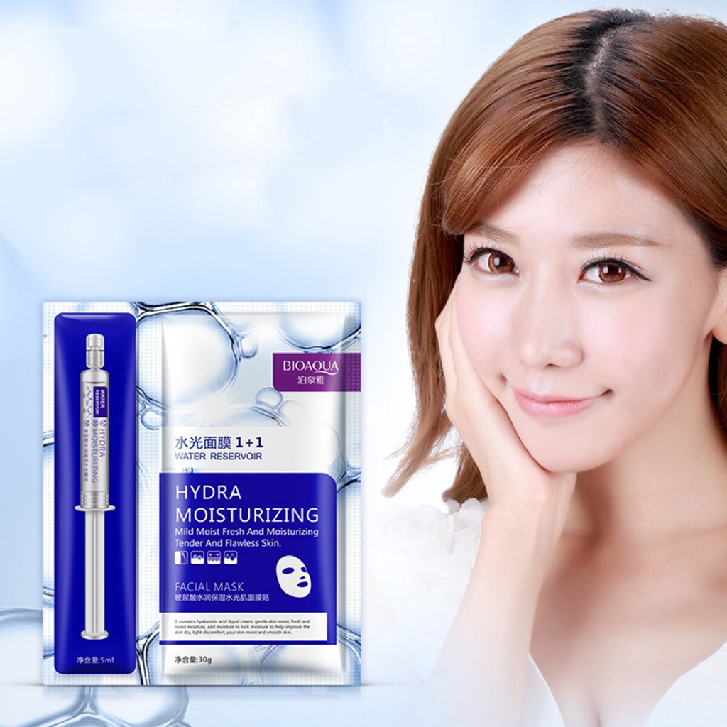 มาส์กหน้า BIOAQUA Hyaluronic Acid เพิ่มความชุ่มชื้น lannoto.th ThaiPick