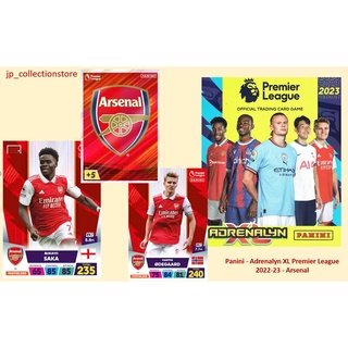 [Arsenal] Panini 2022/23 Premier League Adrenalyn การ์ดเทรดดิ้ง สําหรับสะสม