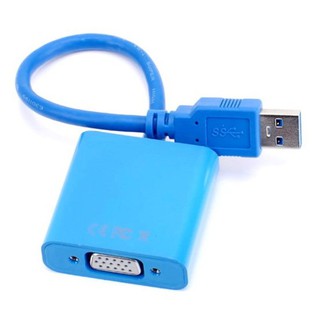 X-tips สายแปลง USB 3.0 เป็น VGA (สีฟ้า)