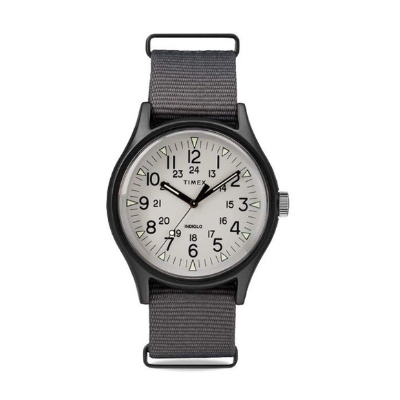 Timex TW2T10500 MK1 Aluminum นาฬิกาข้อมือผู้ชาย สีเทา