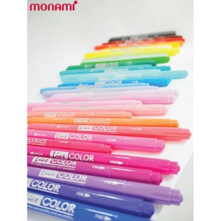 (ชุดที่ 1/2) ปากกา สีน้ำ Monami Live color 39 สี โมนามิ ไลฟ์คัลเลอร์ แยกด้าม