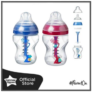 Tommee Tippee Closer To Nature Decorated Bottle (260ML/9OZ) Advanced Anti Colic Plus