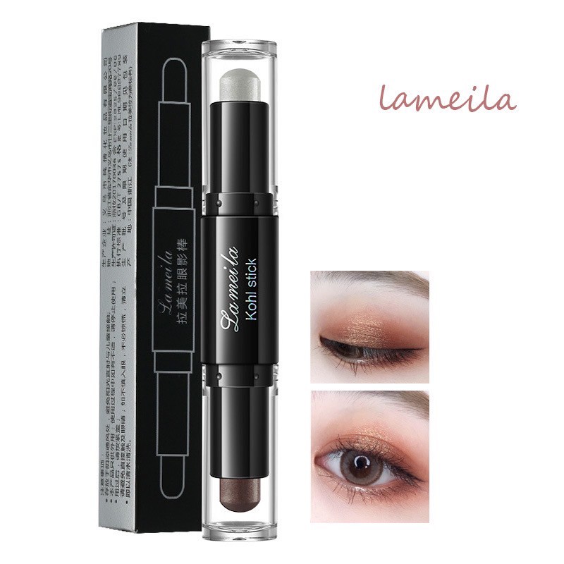 C.99 LAMEILA อายแชโดว์ แบบแท่ง 12 สี กันน้ำ เม็ดสี ชิมเมอร์ไข่มุก C.99 ราคา ถูกที่สุด ดีลบีเคเค