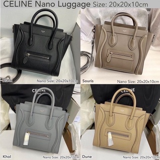 CELINE Nano Luggage ของแท้ 100% [ส่งฟรี]