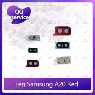 Lens Samsung A20/A205 อะไหล่เลนกล้อง กระจกเลนส์กล้อง กระจกกล้องหลัง Camera Lens (ได้1ชิ้น) อะไหล่มือถือ QQ service