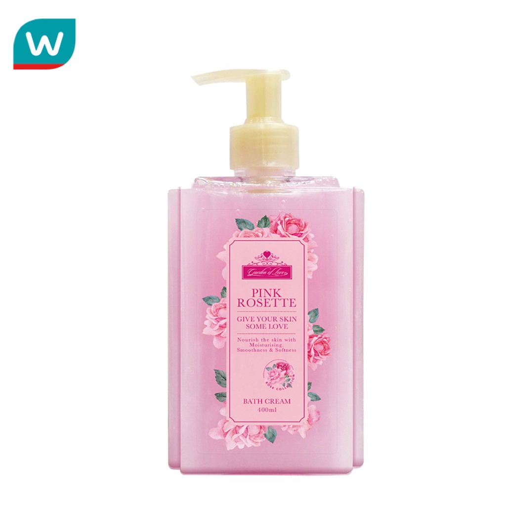 Garden of Love การ์เด้น ออฟ เลิฟ พิงค์ โรเซ็ท บาธ ครีม 400มล.