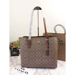 COACH MOLLIE TOTE IN SIGNATURE CANVAS (COACH 1665)