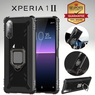 เคส สำหรับ Sony Xperia 1 II Anti-Fall 360 Degree Rotation Finger Ring Case