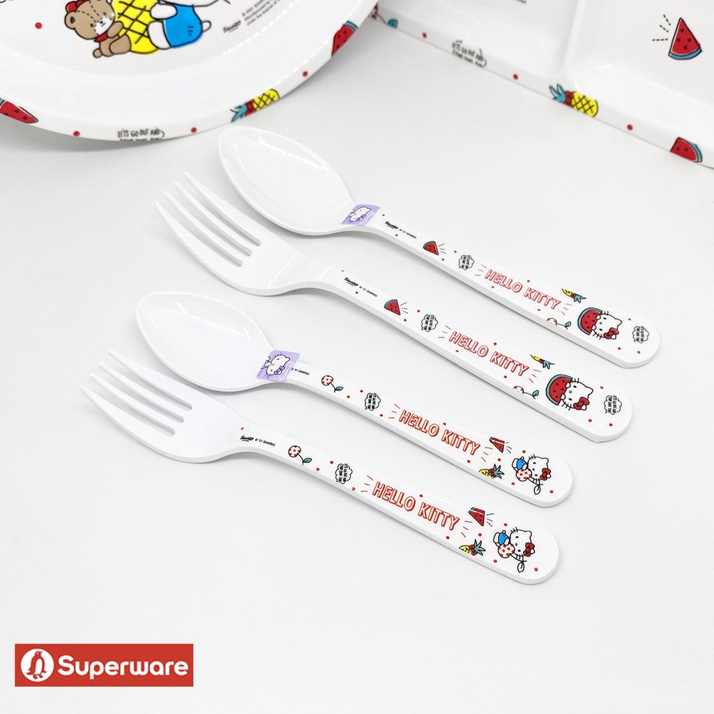 ชุดช้อนส้อม ช้อนเมลามีน ช้อนเด็ก ศรีไทยซุปเปอร์แวร์ Superware (ขายเป็นชิ้น/เลือกรหัสสินค้านะคะ) - รูปที่ 3