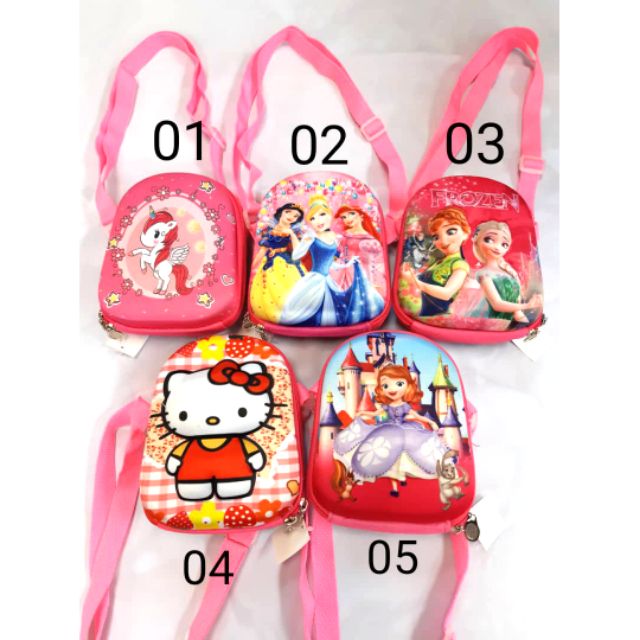 Children/ kids Pony Unicorn hello kitty princess Sling bag