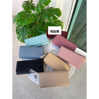 (ส่งฟรี+สด/ผ่อน+รับประกัน)กระเป๋าสตางค์ Charles&amp;Keith ของแท้ของใหม่ การันตีถูกกว่าในช้อป
