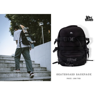 กระเป๋าเป้สะพายหลังสำหรับใส่สเก็ตบอร์ด หรือสำหรับเดินทาง WRS BRAND LOGO Skate Backpack