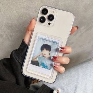 เคสโทรศัพท์มือถือ ซิลิโคนนุ่ม ใส กันกระแทก พร้อมช่องใส่บัตร สําหรับ OPPO F9 Pro A5s A3s A15 A15s A16 A12 A7 A52 A72 A92 A54 A74 A95 A76 A31 A32 A33 A53 A5 A9 2020 A53s A11 A91 A93 Reno 5 3 6Z