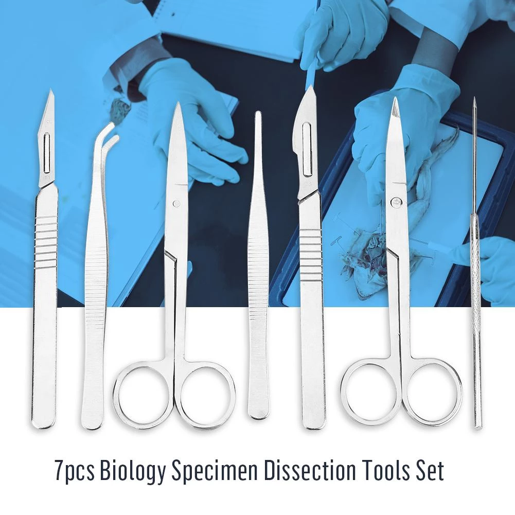 Superparis เครื่องมือสแตนเลส dissect dissection 7 ชิ้น