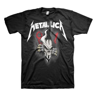 T-shirt  เสื้อยืด พิมพ์ลาย Metallica ครบรอบ 40 ปี สําหรับผู้ชาย และผู้หญิงS-5XL