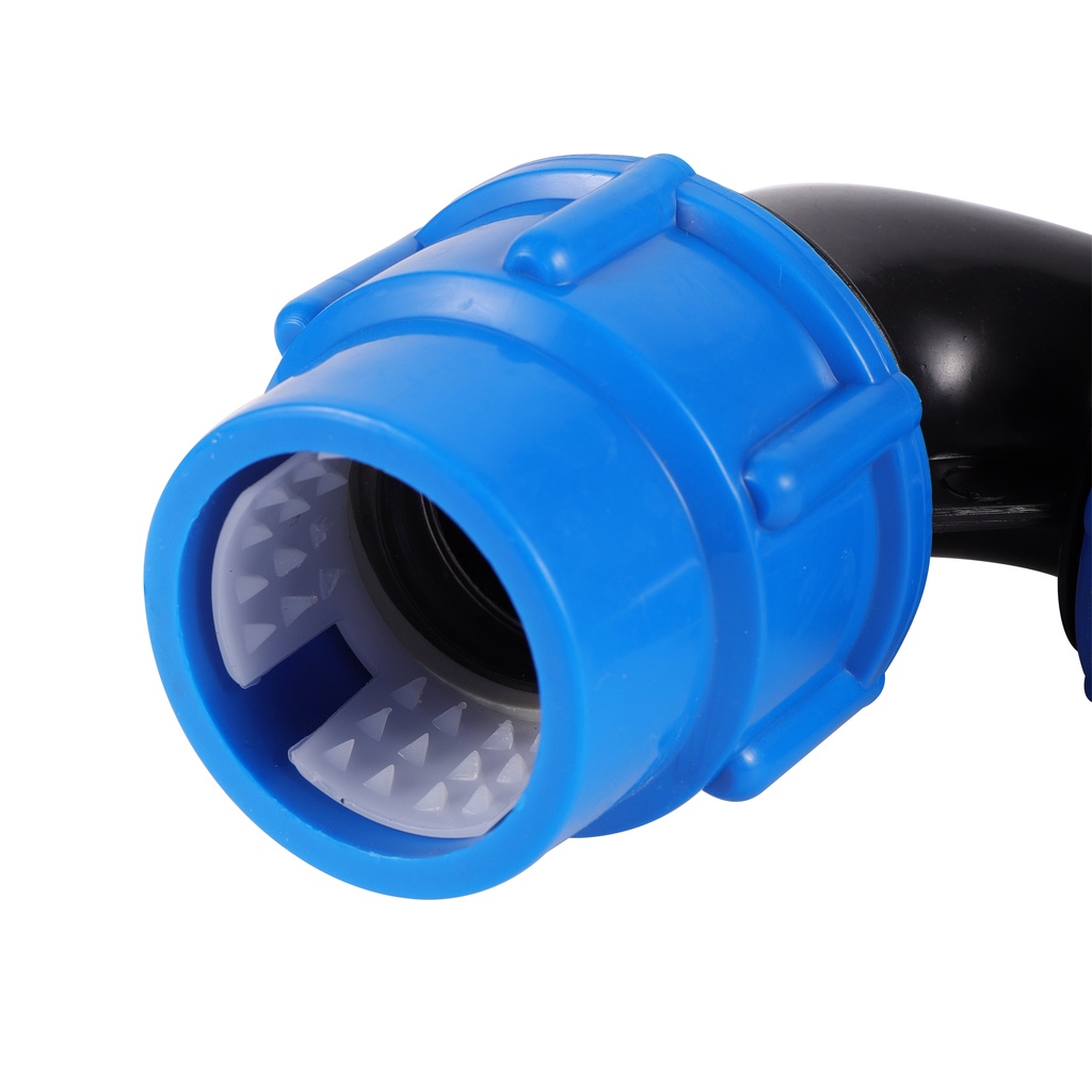 25-20/32-25 มม.พลาสติก PE ท่อน้ํา Quick Connector 90 องศาข้อศอกลด Fast Joint PE ท่อ PVC Fitting อุปกรณ์ชลประทาน - รูปที่ 5