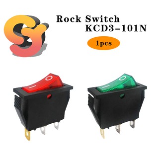 ( Spot Retail ) สวิตช์คันโยก Kcd3-101 N Kcd2 3 Foot 2 Gear พร้อมสวิตช์โยก 15 A 250 V 1 ชิ้น