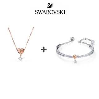 🔥สินค้าพร้อมส่ง🔥สร้อยข้อมือและสร้อยคอ Swarovski 2021 ใหม่เอี่ยมแท้จาก Swarovski ของแท้ 套装