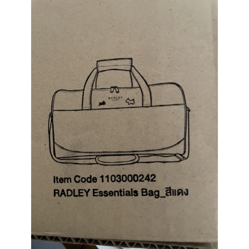 กระเป๋า RADLEY Essentials Bag London สีแดง กระเป๋าถือ กระเป๋าหิ้ว Bag ของใหม่ ของแท้
