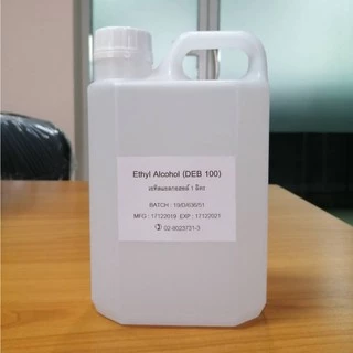 เอทิลแอลกอฮอล์ 99.9% เกรดพรีเมี่ยม แอลกอฮอล์น้ำ Ethyl Alcohol ขนาด 1 ลิตร
