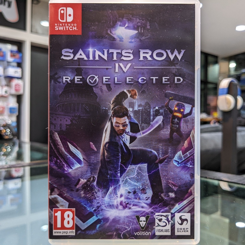 (ภาษาอังกฤษ) มือ2 Nintendo Switch Saints Row IV Re-Elected แผ่นเกม Nintendoswitch มือสอง (Saint row Saints row 4)