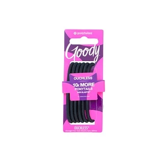 [ขายดี++]Goody ยางรัดผม 05000 Ouchless 4MM Large Elastics Black - สีดำ (6 ชิ้น)