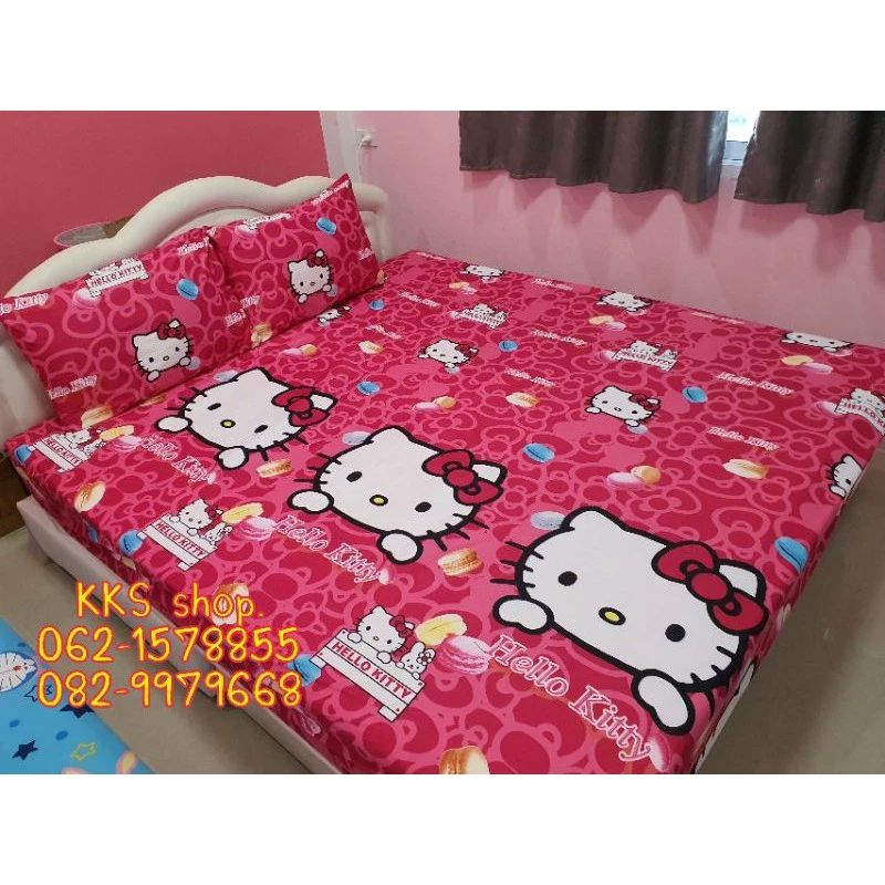 ผ้าปูที่นอนรัดมุม Cotton ขนาด 3.5/ 5 / 6 ฟุต thumbnail 6