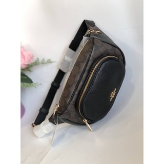 (สด-ผ่อน)🎗แท้100% COACH BELT BAG Black