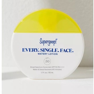 👉ใส่โค้ด RRIDHOA ลดเพิ่ม 60.- Supergoop Every Single Face SPR-Shield Watery Lotion 50ml. โลชั่นกันแดดเนื้อน้ำ