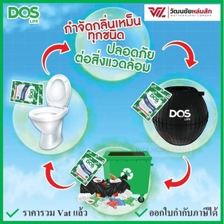 Dos หัวเชื้อจุลินทรีย์ Bio Clean 30 กรัม * ดับกลิ่นเหม็น * บำบัดน้ำเสีย * ย่อยสลายไขมัน *ไบโอคลีน