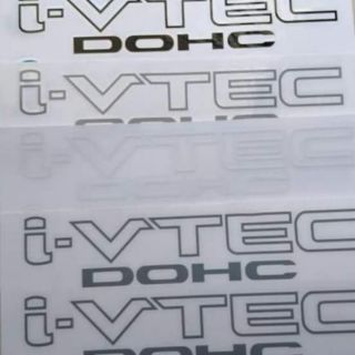 สติ๊กเกอร์​ I-VTEC สะท้อนแสง3M-PVC​ 1แผ่นได้2ชิ้นติดซ้ายขวาเลยนะครับ