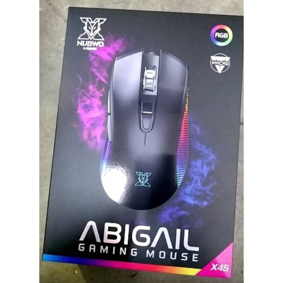 เมาส์มาโคร NUBWO RGB X54 Medusa Mouse Gaming Macro เมาส์เกมมิ่ง