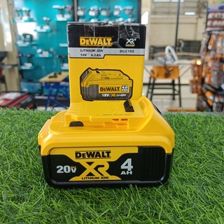 {ผ่อนบัตรเครดิต0%3เดือน X716.66บาท}DEWALT แบตเตอรี่ 18v 4.0Ah DCB182