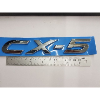 Logo CX-4/CX-5 งานพลาสติก เงิน/ดำ