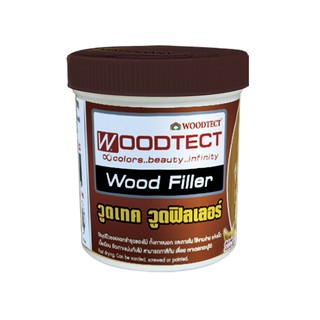 สีโป๊วไม้ WOODTECT WOOD FILLER 250ML ไม้มะฮอกกะนี