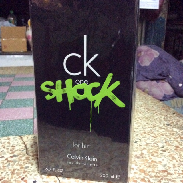 CK One Shock for him200ml กล่องซีล มือ1