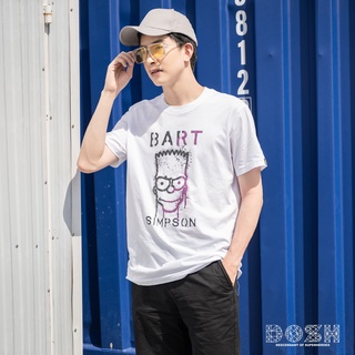 DOSH MENS T-SHIRTS THE SIMPSONS เสื้อยืดคอกลม แขนสั้น  ผู้ชาย DSIMT5042-OW