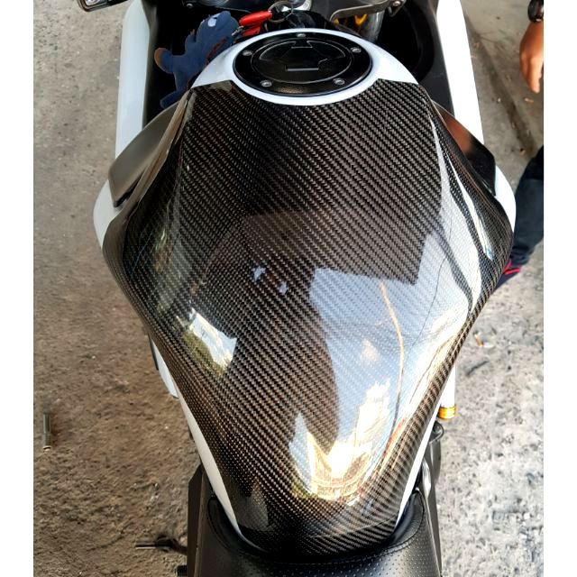ครอบถังเพรียว​คาร์บอน ครอบถังER6N ,  ครอบถังNINJA650 ถูกสุดๆ