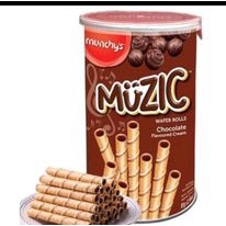 New‼️Muzic Wafer Roll Chocolet  [เวเฟอร์โรลช็อกโกแลต] 85g.