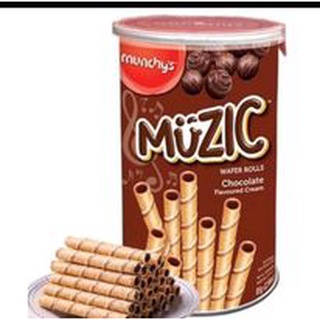 New‼️Muzic Wafer Roll Chocolet  [เวเฟอร์โรลช็อกโกแลต] 85g.